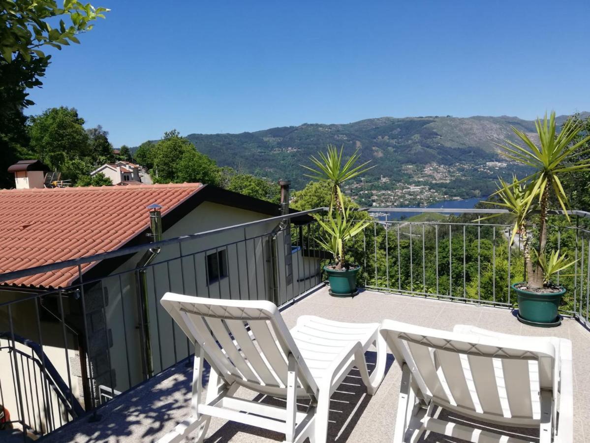 吉尔斯Casa De Casarelhos - Vistas Rio, Campo E Montanha - Lareira公寓 外观 照片